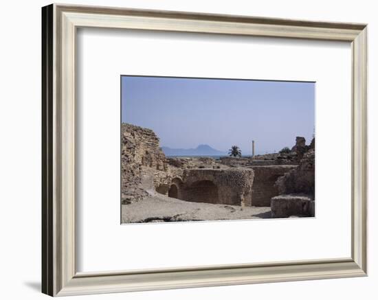 Antonine Baths, Carthage, Unesco World Heritage Site, Tunisia, North Africa, Africa-Nelly Boyd-Framed Photographic Print