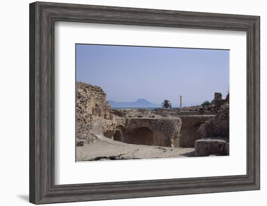 Antonine Baths, Carthage, Unesco World Heritage Site, Tunisia, North Africa, Africa-Nelly Boyd-Framed Photographic Print