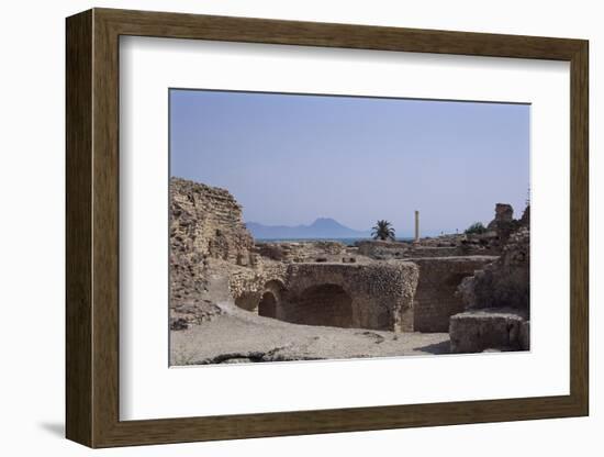 Antonine Baths, Carthage, Unesco World Heritage Site, Tunisia, North Africa, Africa-Nelly Boyd-Framed Photographic Print