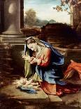 Adoration Of The Child-Antonio Allegri Da Correggio-Giclee Print