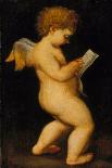 Reading Cherub-Antonio Allegri da Correggio (After)-Premier Image Canvas