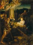 Adoration Of The Child-Antonio Allegri Da Correggio-Giclee Print