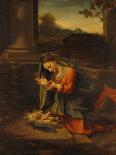 Adoration Of The Child-Antonio Allegri Da Correggio-Framed Giclee Print