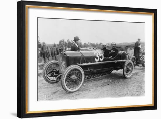 Antonio Ascari in an Alfa Romeo, Targa Florio Race, Sicily, 1922-null-Framed Photographic Print