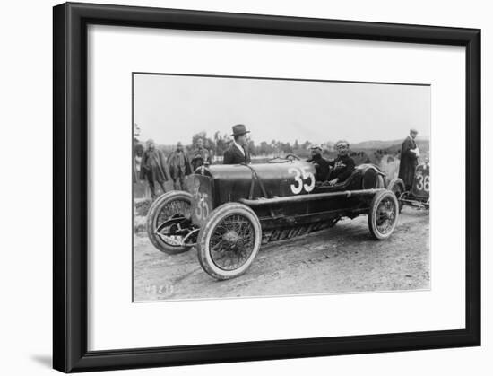 Antonio Ascari in an Alfa Romeo, Targa Florio Race, Sicily, 1922-null-Framed Photographic Print