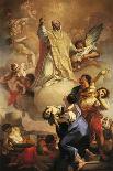 St. Gregory the Great Having Dinner with Christ Pilgrim-Antonio Balestra-Giclee Print