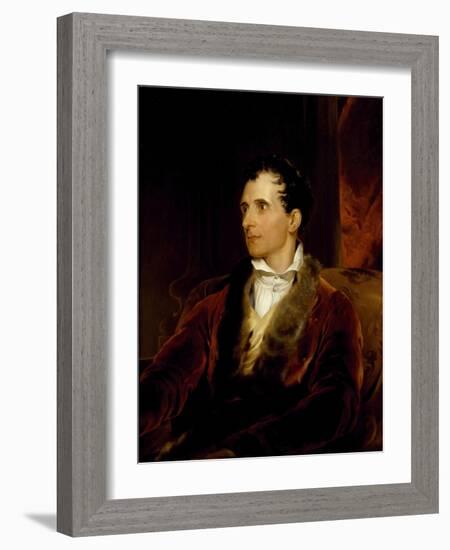 Antonio Canova, Marchese D'Istria, C.1822-23-Thomas Lawrence-Framed Giclee Print