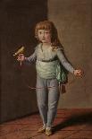 Portrait of A Boy with A Canary (Oil on Canvas)-Antonio Carnicero-Mounted Giclee Print