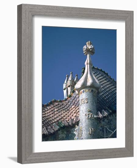 Antonio Gaudi's Cassa Batilo, Barcelona, Spain-David Barnes-Framed Photographic Print