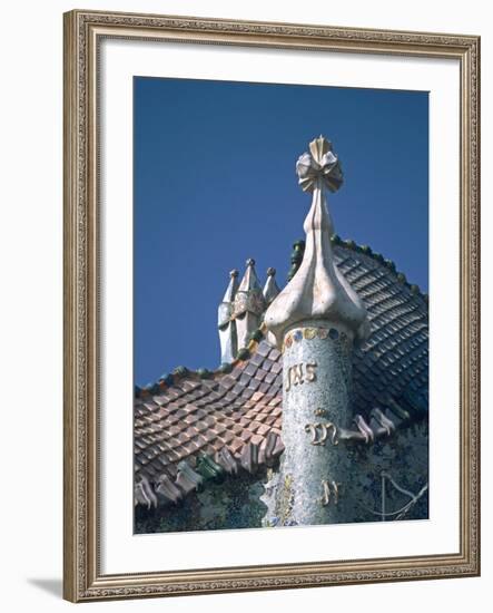 Antonio Gaudi's Cassa Batilo, Barcelona, Spain-David Barnes-Framed Photographic Print