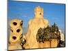 Antonio Gaudi's La Pedrera, Casa Mila, Barcelona, Spain-David Barnes-Mounted Photographic Print