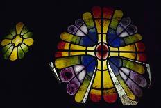 Stained Glass Window. 19th Century. Crypt of the Colonia Guell by Antonio Gaudi (1852-1926). Spain-Antonio Gaudi-Mounted Photographic Print