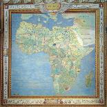 Map of Africa, in the Sala Del Mappamondo-Antonio Giovanni de Varese-Premier Image Canvas