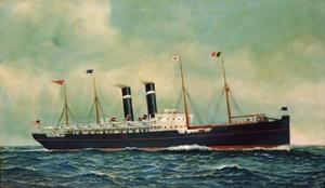 Steamer Kroonland, 1903 by Antonio Jacobsen
