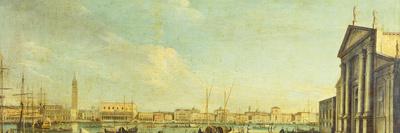 A Panoramic View of the City of London from the Thames Near the Water Gate of Somerset House-Antonio Joli-Framed Giclee Print
