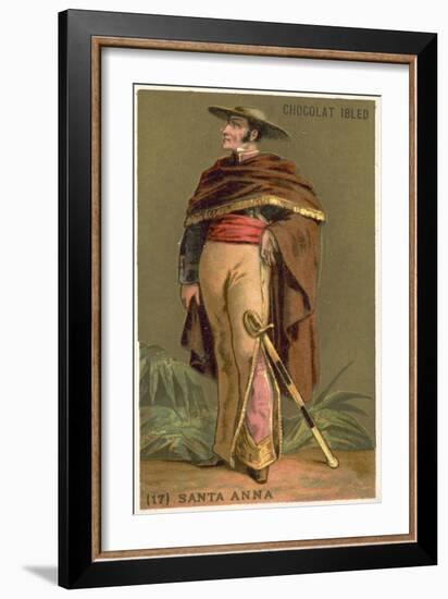 Antonio Lopez De Santa Anna, Mexican Politician and General-null-Framed Giclee Print