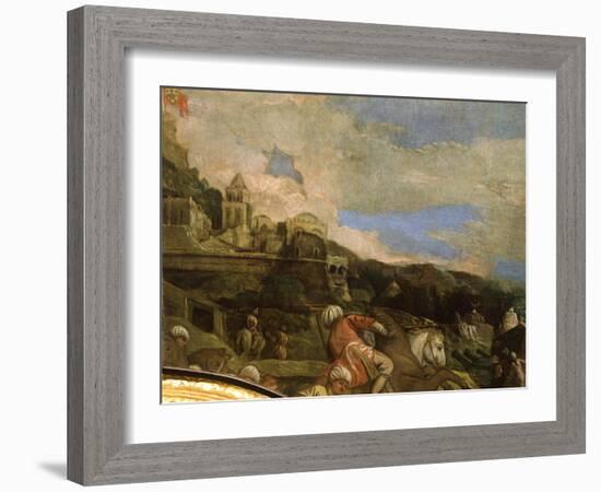 Antonio Loredan Liberating Scutari-Paolo Veronese-Framed Giclee Print