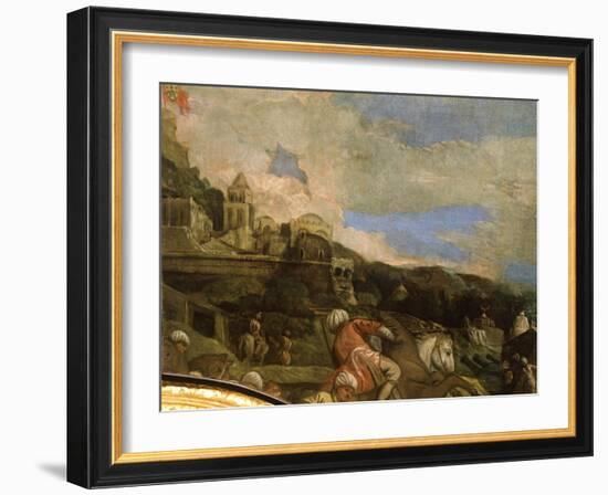 Antonio Loredan Liberating Scutari-Paolo Veronese-Framed Giclee Print