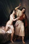 Joseph and Potiphars Wife, 1854-Antonio Maria Esquivel-Framed Giclee Print