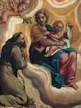 Madonna with the Child and Saint Francis, 1605-Antonio Marziale Carracci-Premier Image Canvas