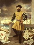 Ferdinand Magellan, Portuguese Navigator who Circumnavigated the Globe-Antonio Menendez-Giclee Print