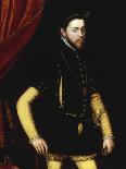 Portrait of King Philip II of Spain-Antonio Mor-Premier Image Canvas