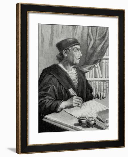 Antonio Nebrija (1441-1522). Spanish Scholar, Historian, Teacher and Poet.-null-Framed Giclee Print