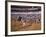 Antonio Ordonez and Luis Miguel Dominguin Greet Crowd Before a Mano Bullfight at Malaga Bullring-James Burke-Framed Premium Photographic Print