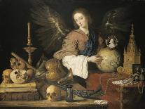 Still Life with a Clock, 1652-Antonio Pereda y Salgado-Giclee Print