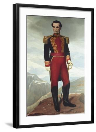 Simon Bolivar (1783-1830)' Art Print - Antonio Salguero