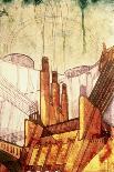 Study Design for a New Town, 1914-Antonio Sant'Elia-Framed Giclee Print