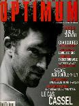 L'Optimum, April-May 1999 - Vincent Cassel Porte un Tee-Shirt Col V en Coton Chiné Calvin Klein-Antonio Spinoza-Mounted Art Print