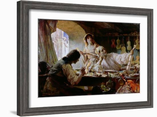 Antonio Stradivari, 1893-Edgar Bundy-Framed Giclee Print