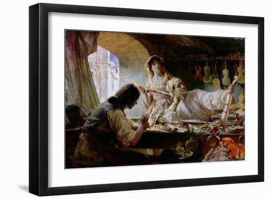 Antonio Stradivari, 1893-Edgar Bundy-Framed Giclee Print