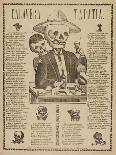 Calavera Tapatia-Antonio Vanegas Arroyo-Premium Giclee Print