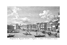 Venice: Chiara Canal, 1735-Antonio Visentini-Giclee Print