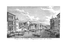 Venice: Chiara Canal, 1735-Antonio Visentini-Giclee Print