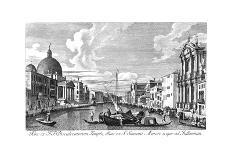 Venice: Chiara Canal, 1735-Antonio Visentini-Framed Giclee Print