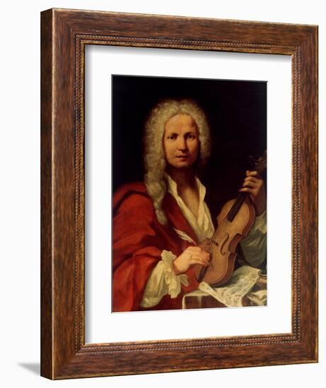 Antonio Vivaldi, 1678-1741, Italian, Venetian composer-null-Framed Giclee Print