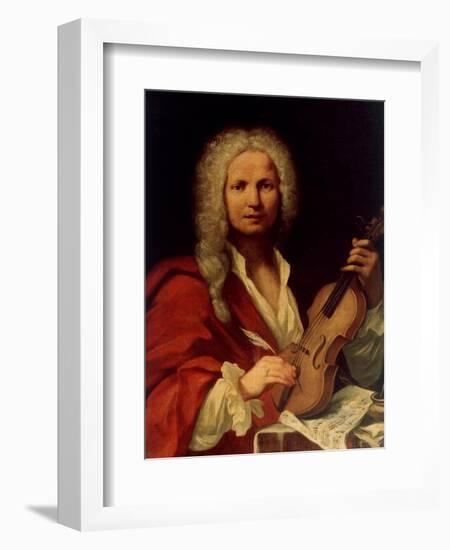 Antonio Vivaldi, 1678-1741, Italian, Venetian composer-null-Framed Giclee Print