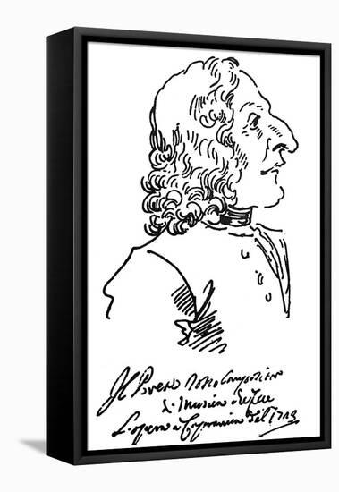 Antonio Vivaldi (c1675-1741)-Pier Leone Ghezzi-Framed Premier Image Canvas