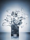 A Glass of Water Shattering-Antonios Mitsopoulus-Laminated Photographic Print