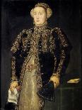Queen Mary I (1516-58) 1554-Antonis Mor-Giclee Print