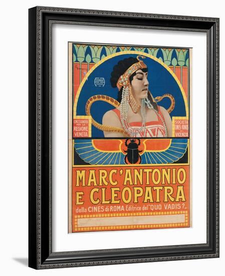 Antony and Cleopatra (1913)-Roberto Franzoni-Framed Art Print