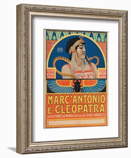 Antony and Cleopatra (1913)-Roberto Franzoni-Framed Art Print