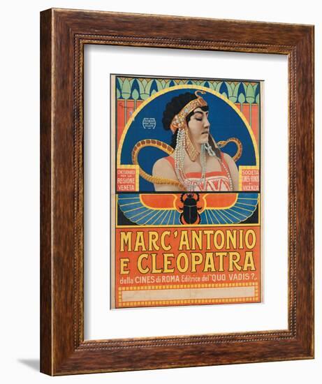 Antony and Cleopatra (1913)-Roberto Franzoni-Framed Premium Giclee Print