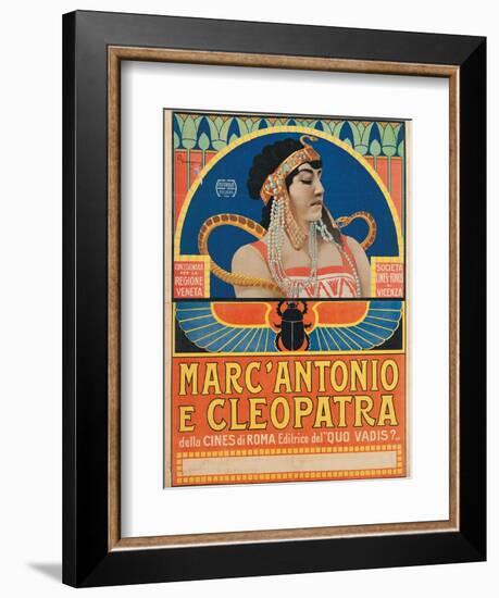 Antony and Cleopatra (1913)-Roberto Franzoni-Framed Premium Giclee Print