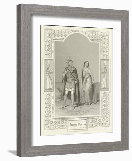 Antony and Cleopatra, Act IV, Scene X-Joseph Kenny Meadows-Framed Giclee Print