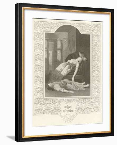 Antony and Cleopatra, Act V, Scene II-Joseph Kenny Meadows-Framed Giclee Print