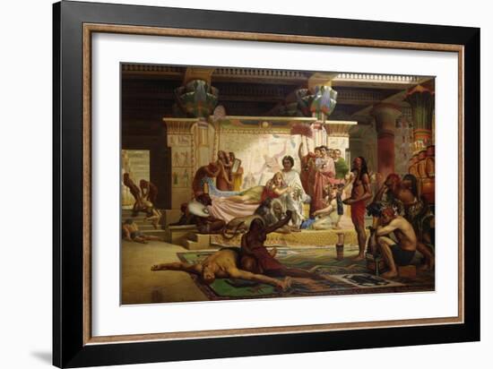 Antony and Cleopatra, Egyptian Theater-Alexis van Hamme-Framed Giclee Print